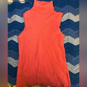 💖Pink Sleeveless Women’s Turtleneck💖